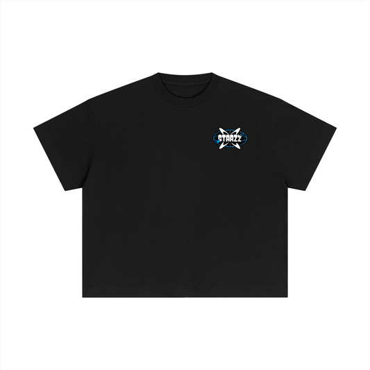 Regular black/white Shirt(blue logo)