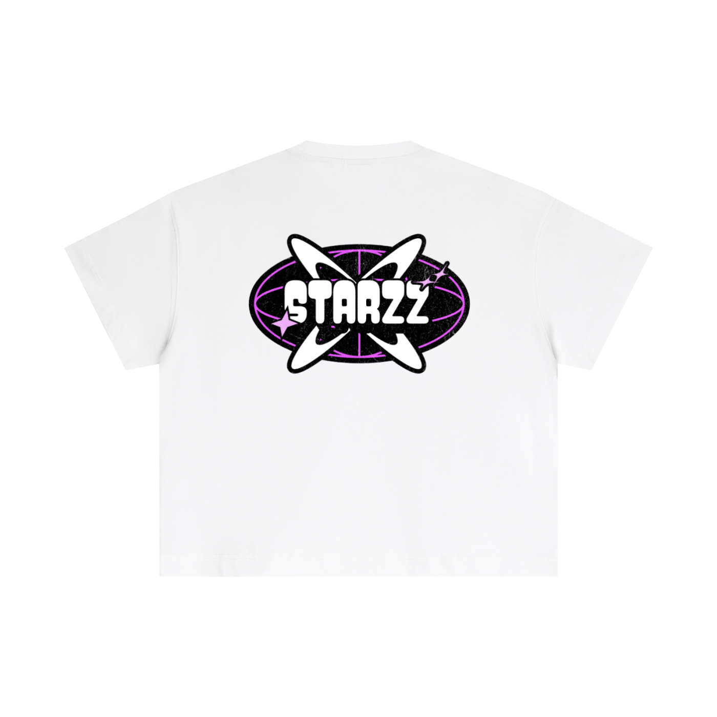 Regular black/white Shirt(pink logo)