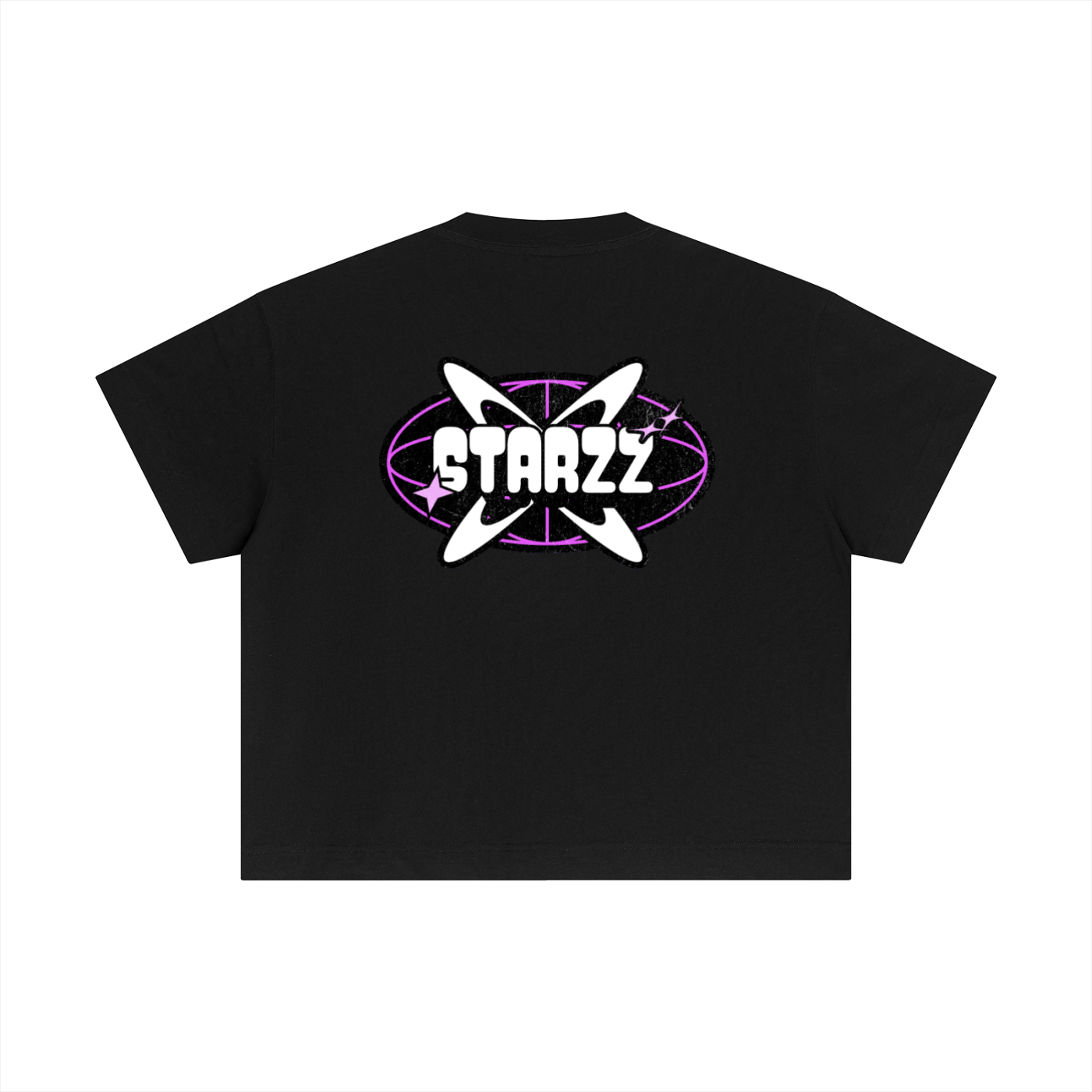 Regular black/white Shirt(pink logo)