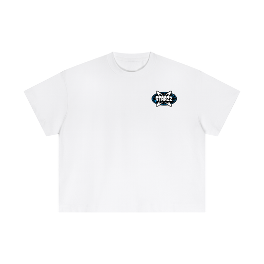 Regular black/white Shirt(blue logo)